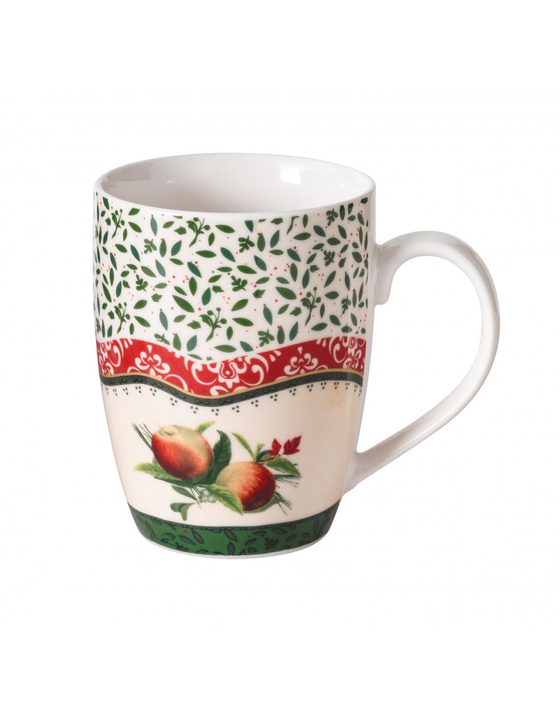 Brandani MUG CANTICO SET 2 PZ NEW BONE CHINA